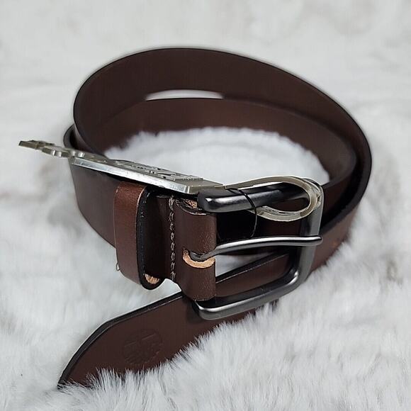 Timberland Other - Timberland Men's Brown Genuine Leather Classic Jean Belt 42